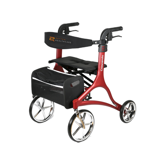 Rhythm Crescendo euro style rollator walker with seat