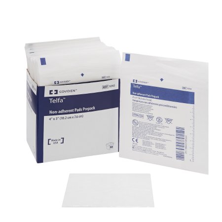 Covidien Telfa™ Non-Adherent  Pads Prepack Dressing Ouchless 3 X 4 Inch Sterile Rectangle