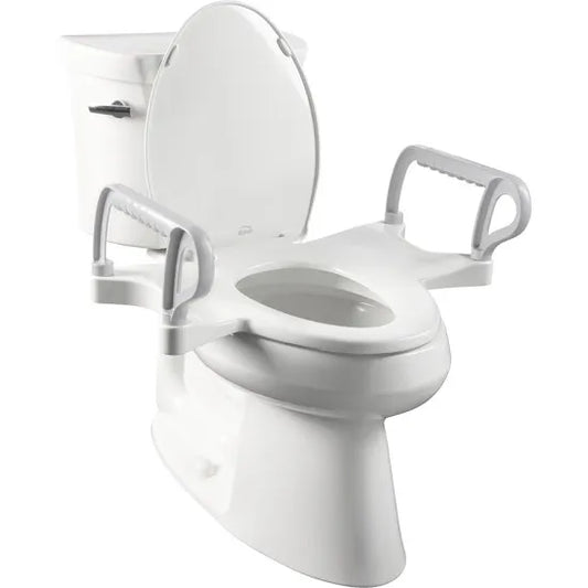 BEMIS  Assist™ Standard Height Premium Toilet Seat + Support Arms