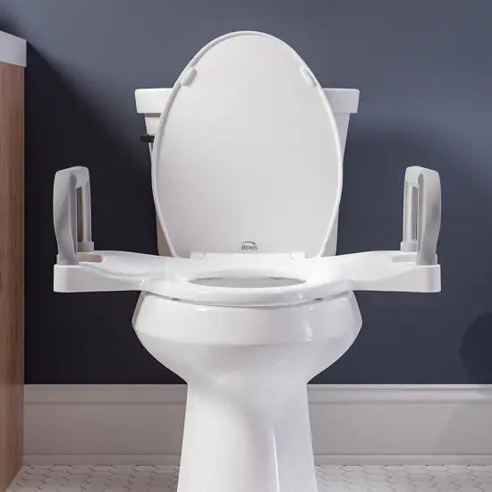 BEMIS  Assist™ Standard Height Premium Toilet Seat + Support Arms