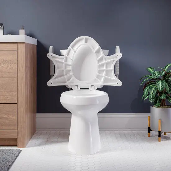 BEMIS  Assist™ Standard Height Premium Toilet Seat + Support Arms