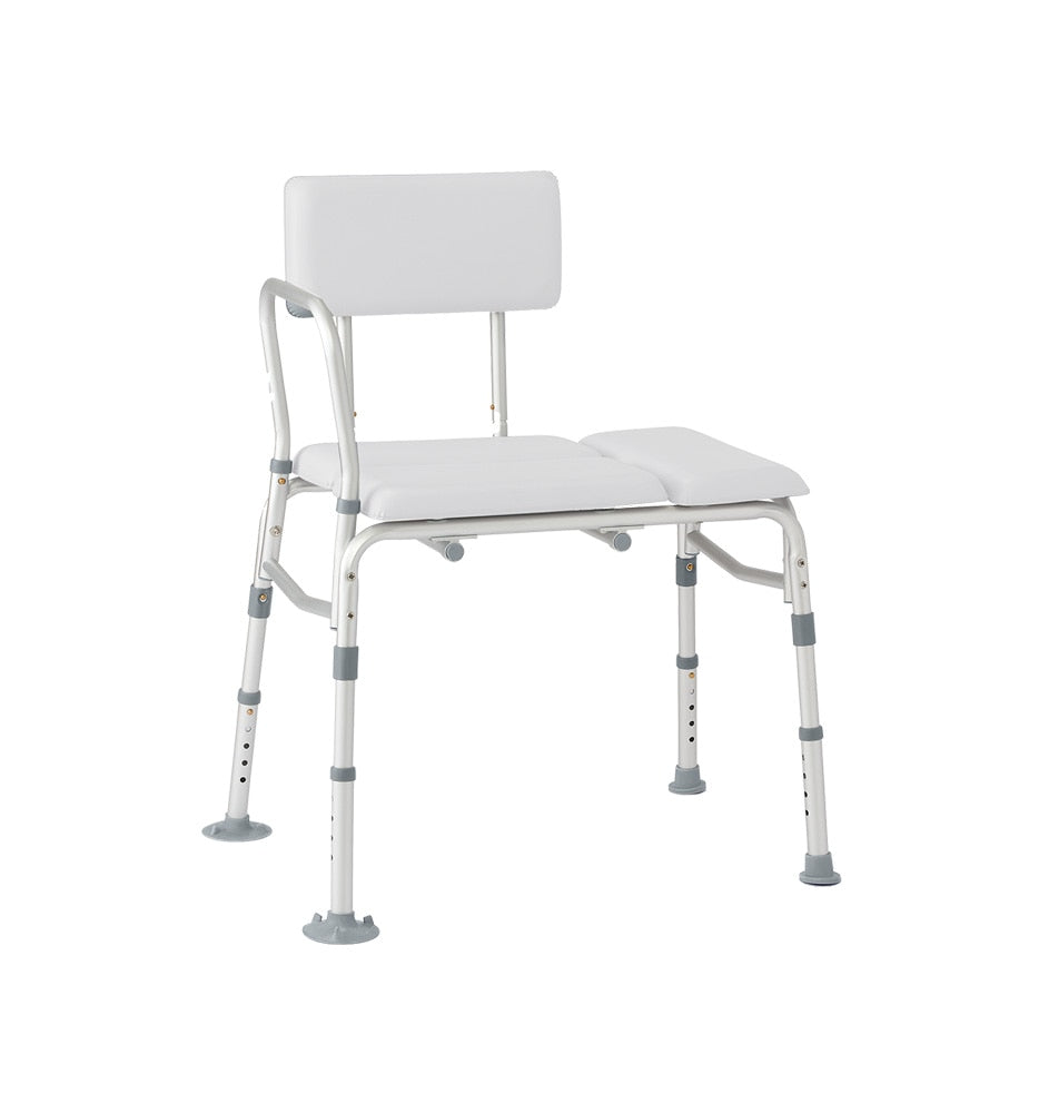 Rhythm padded transfer bench, alternate view