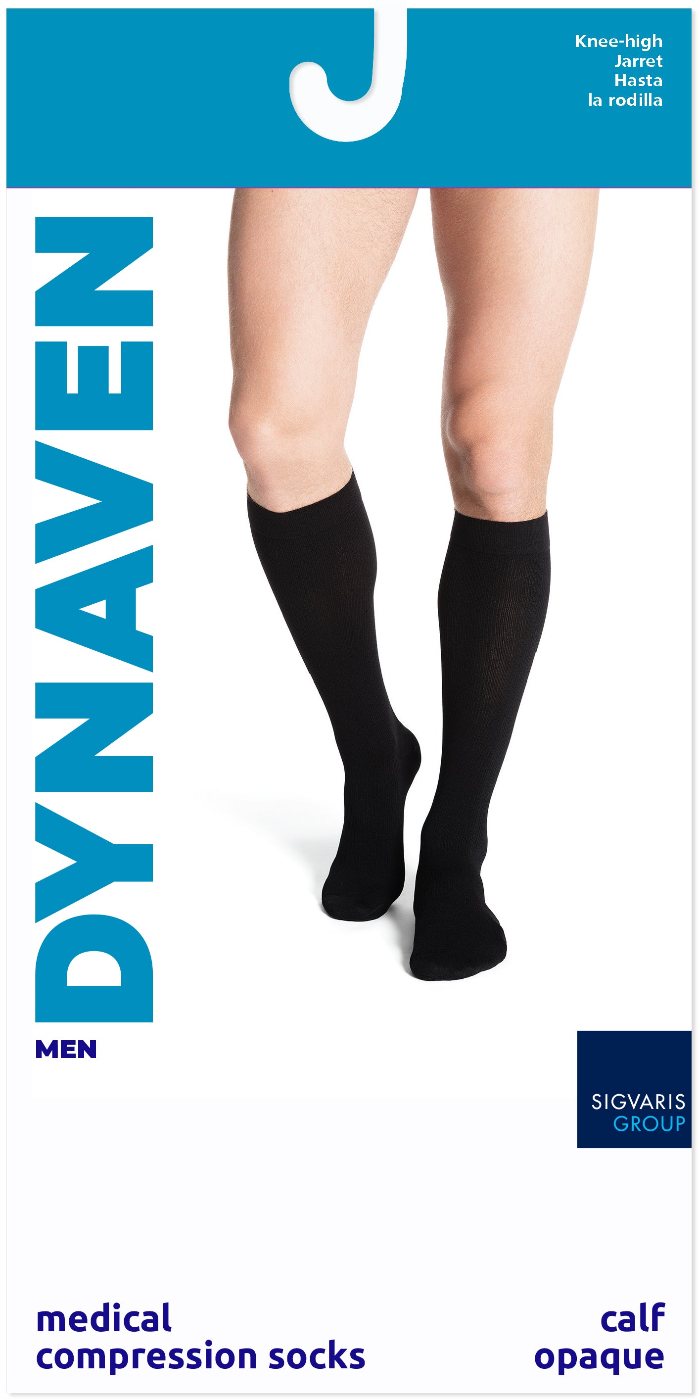 Sigvaris Dynaven Men's Thigh High 15-20mmHg