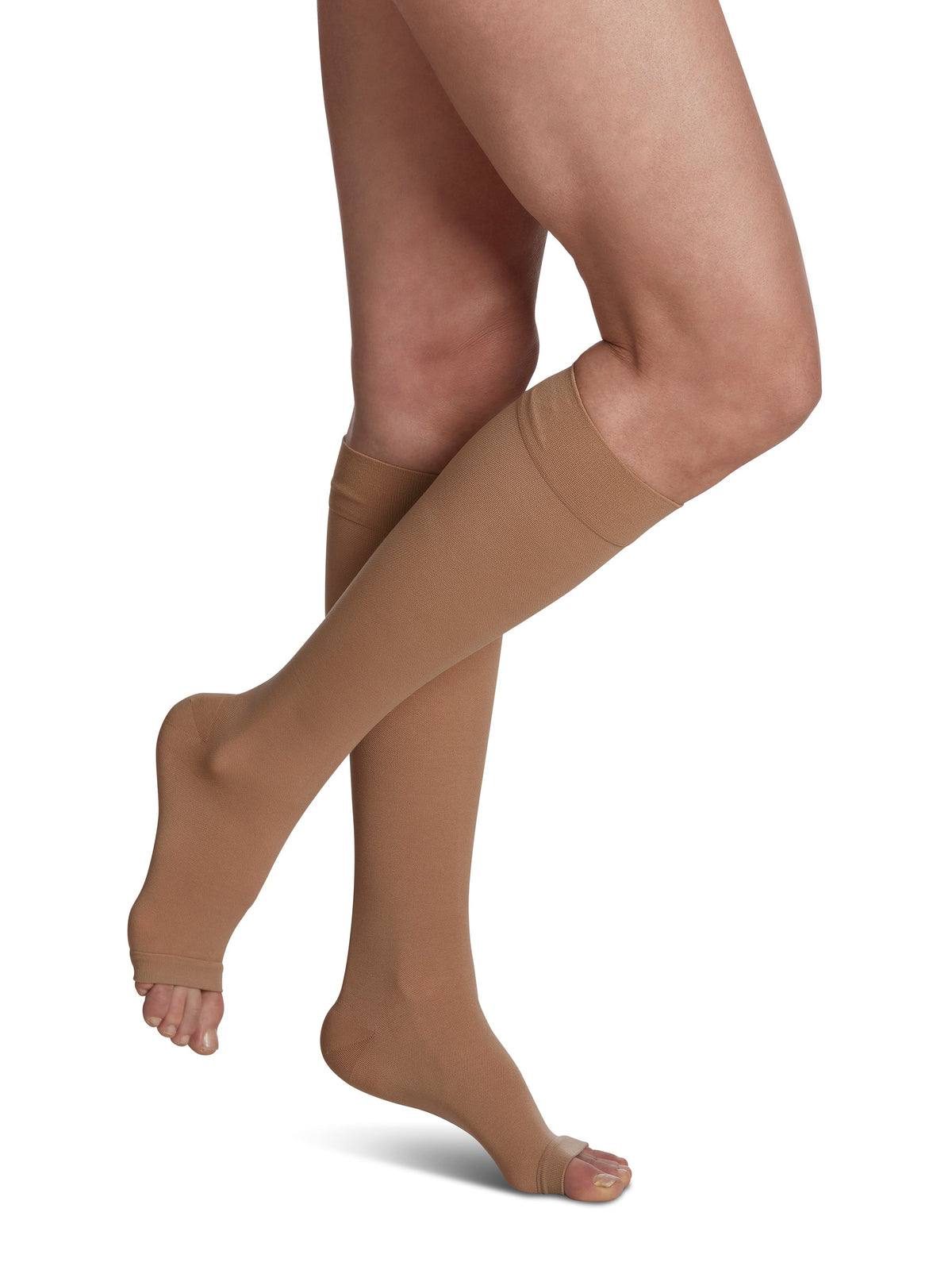 Sigvaris Essential Opaque Calf Open-Toe