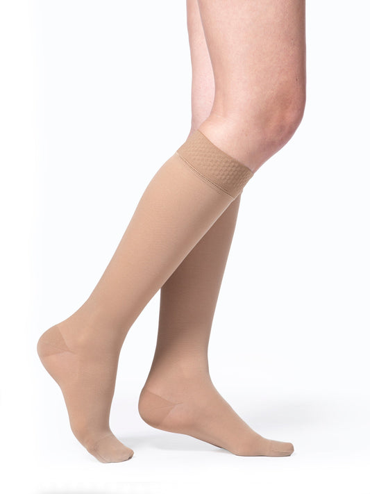 Sigvaris Women's Essential Opaque Calf Grip-Top
