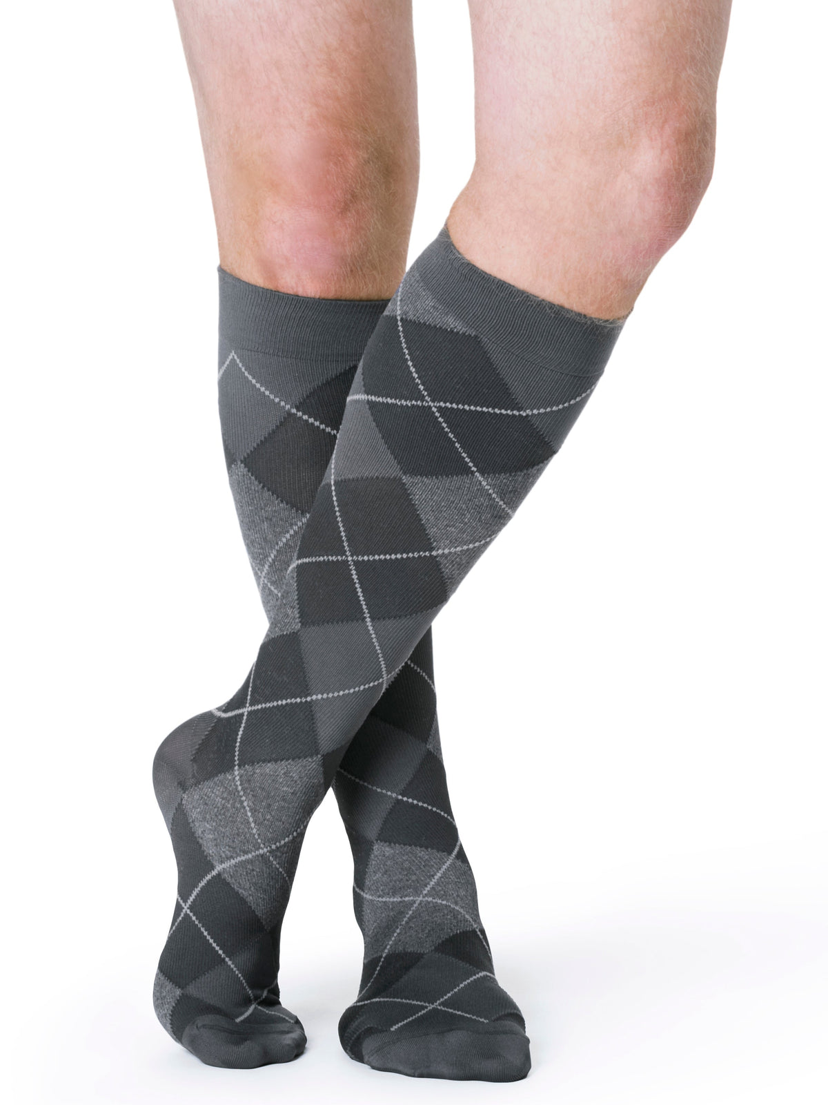 Sigvaris Men's Style Microfiber Patterns Calf 20-30 mmHg