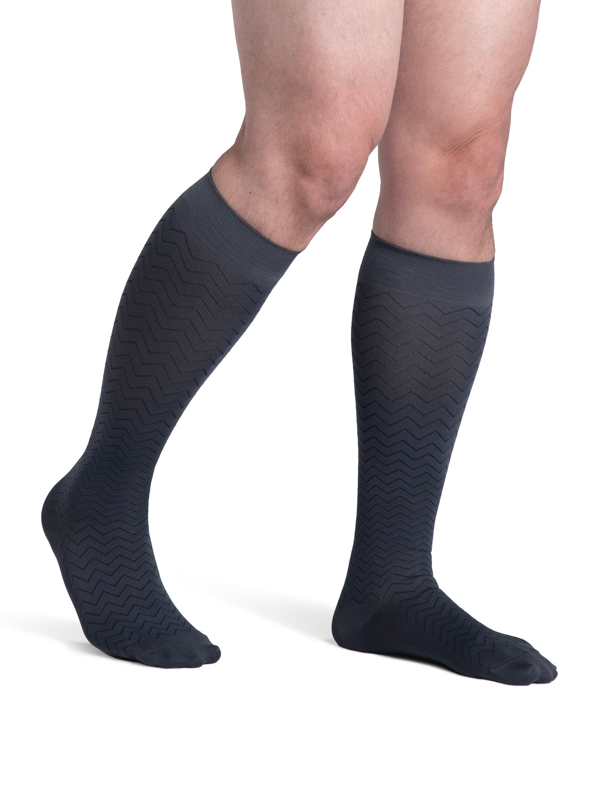 Sigvaris Men's Style Microfiber Patterns Calf 20-30 mmHg