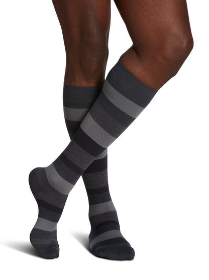 Sigvaris Men's Style Microfiber Patterns Calf 20-30 mmHg