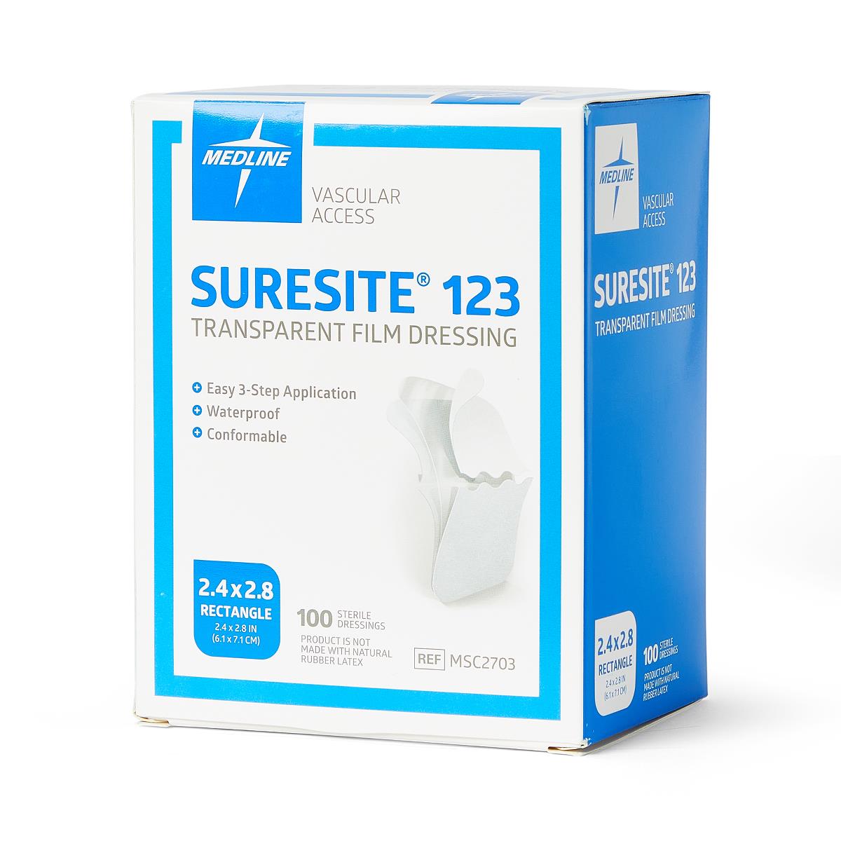 Medline Suresite 123 Transparent Film Dressing