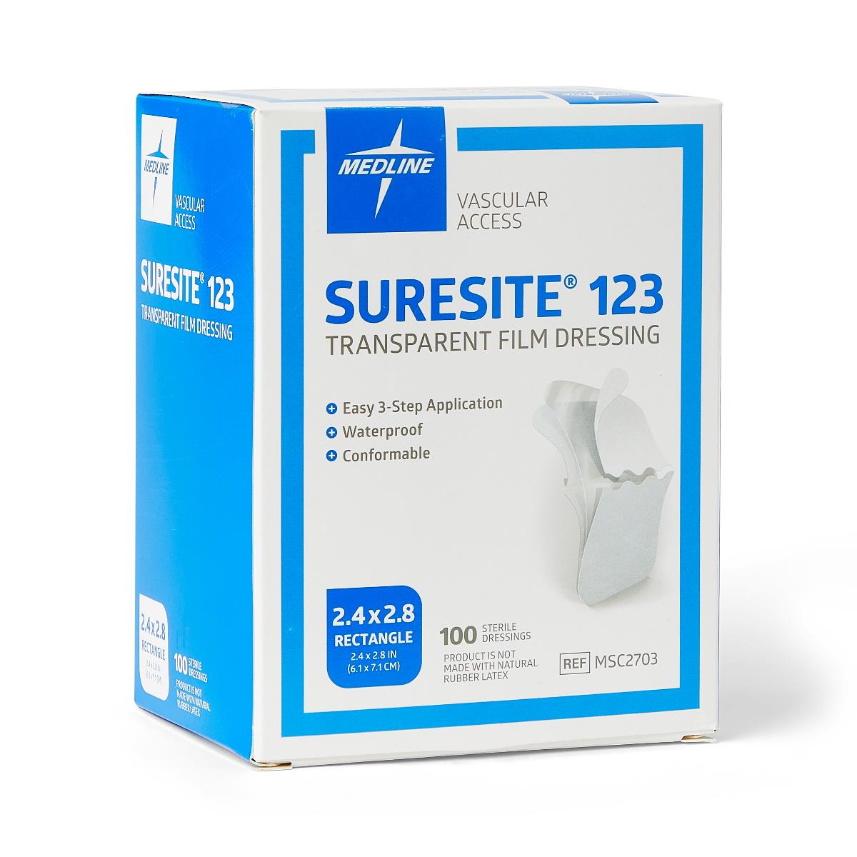 Medline Suresite 123 Transparent Film Dressing