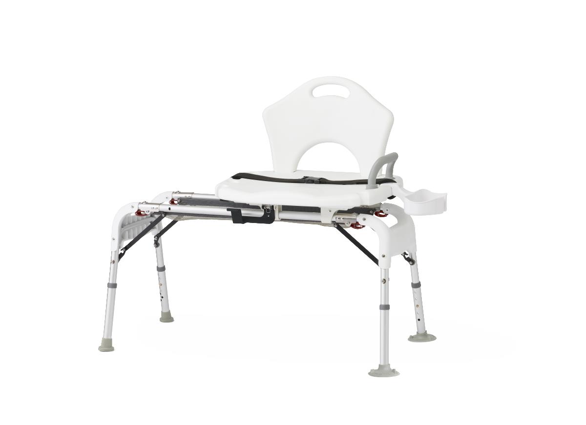 Medline sliding bath transfer bench with backrest