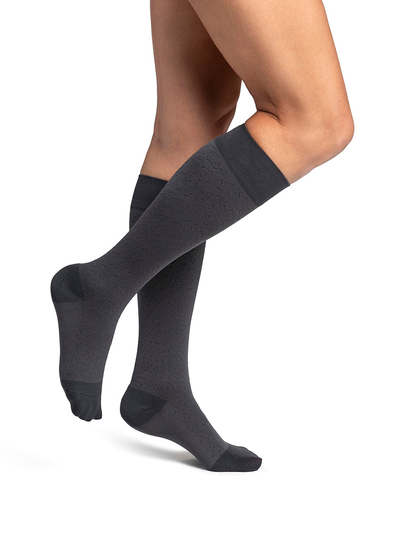 Sigvaris Women's Style Microfiber Patterns Calf 20-30 mmHg