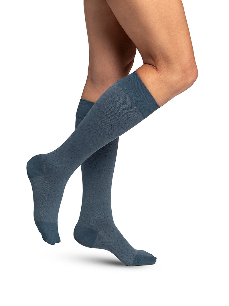 Sigvaris Women's Style Microfiber Patterns Calf 20-30 mmHg