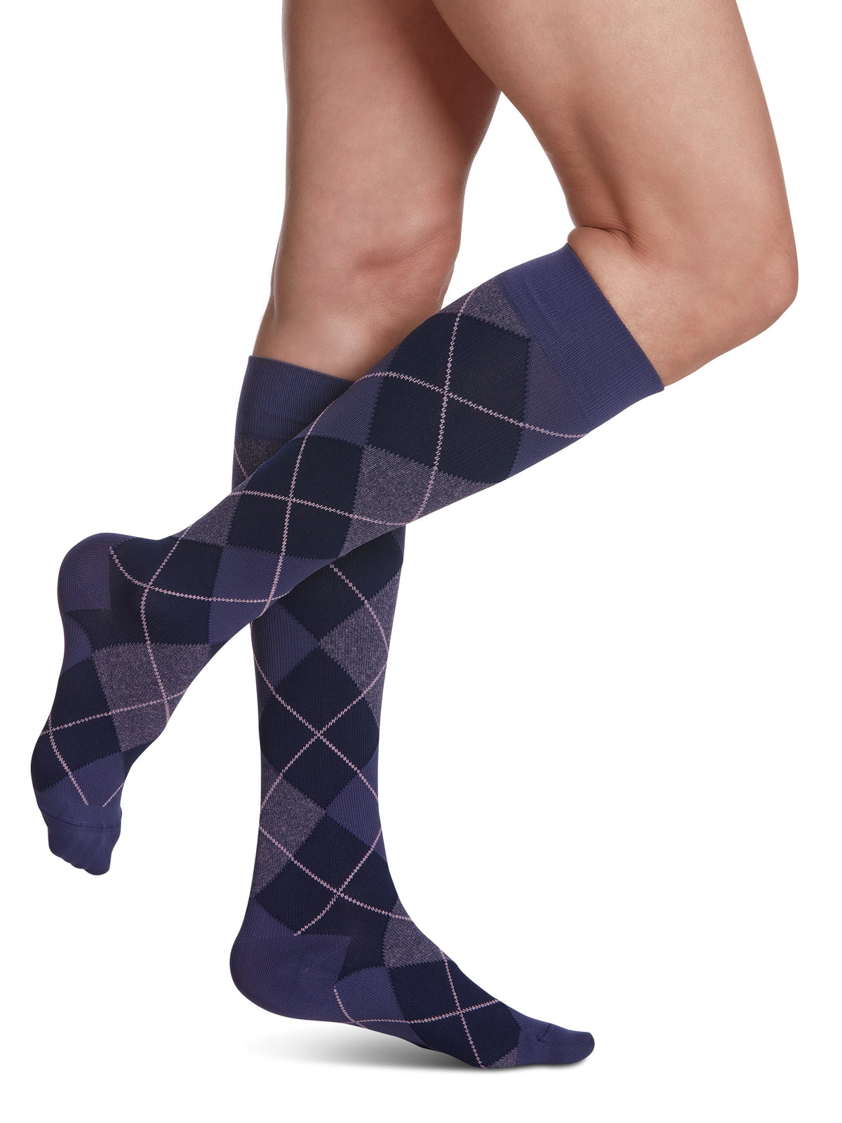 Sigvaris Women's Style Microfiber Patterns Calf 20-30 mmHg