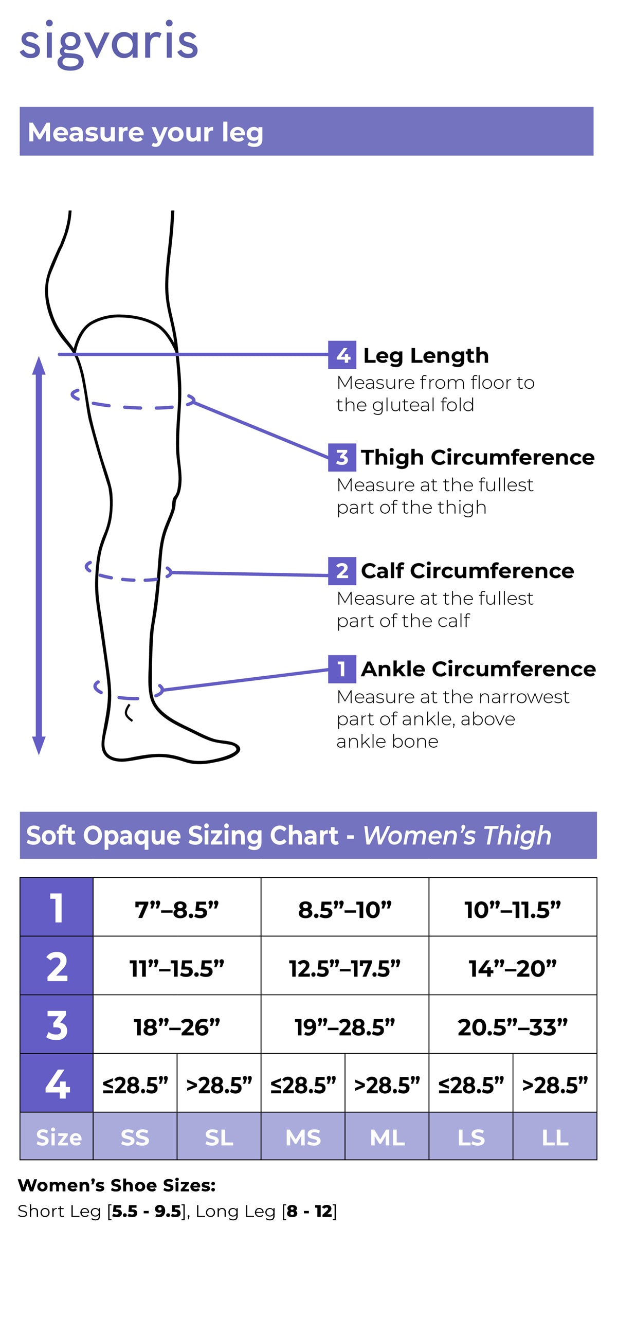 Sigvaris Women's Style Soft Opaque Thigh-High 20-30 mmHg
