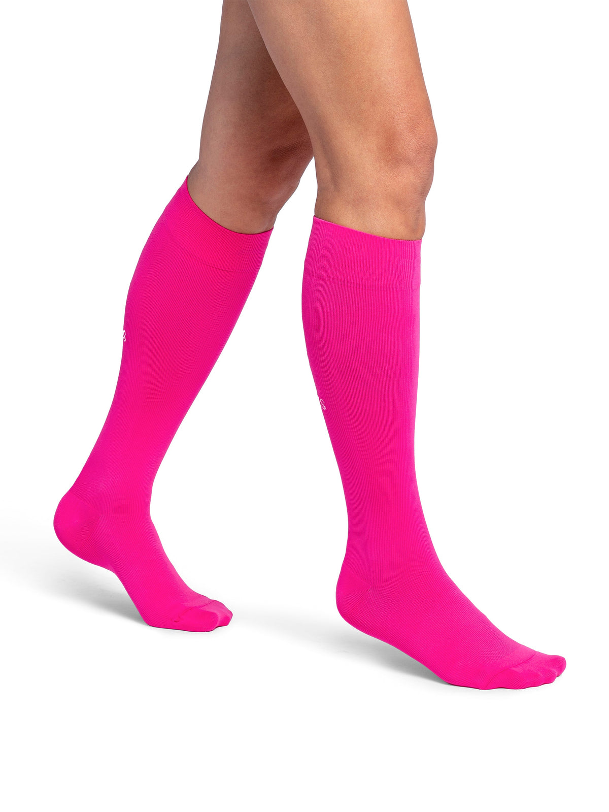 Sigvaris Women's Microfiber Shades Breast Cancer Awareness Sock