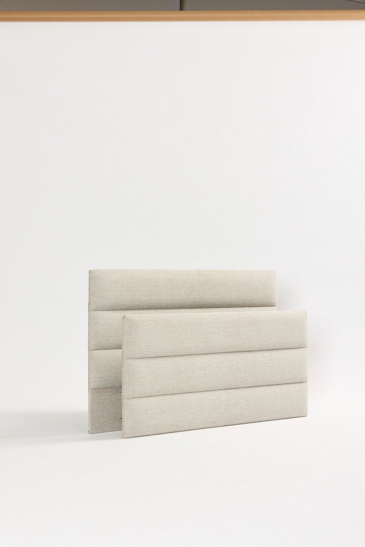 Icare Karlstead padded headboard with three horizontal rolls