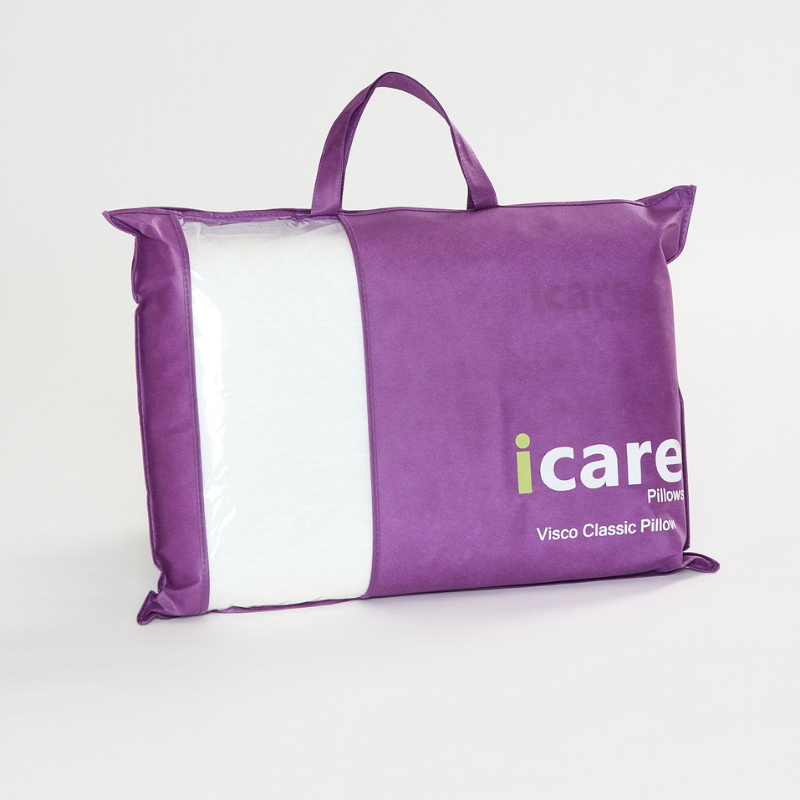Icare Classic Pillow with ActiveX memory foam core