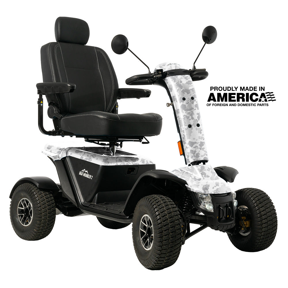 Baja Wrangler 2 scooter in White Camo