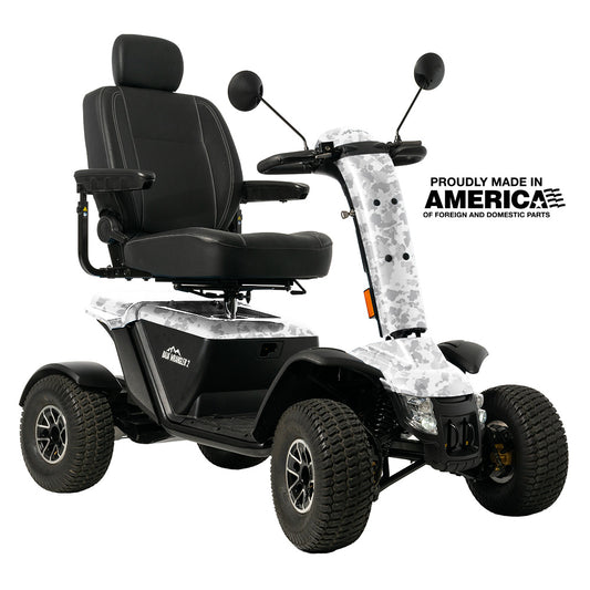 Baja Wrangler 2 scooter in White Camo