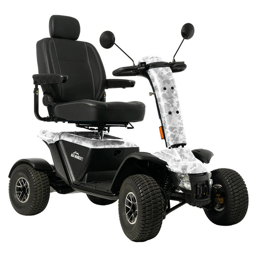 Baja Wrangler 2 scooter in White Camo