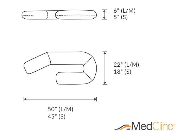 MedCline Therapeutic Body Pillow