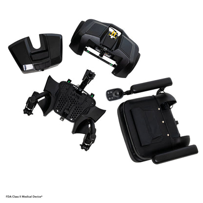 Pride Go Chair disassembled for transport