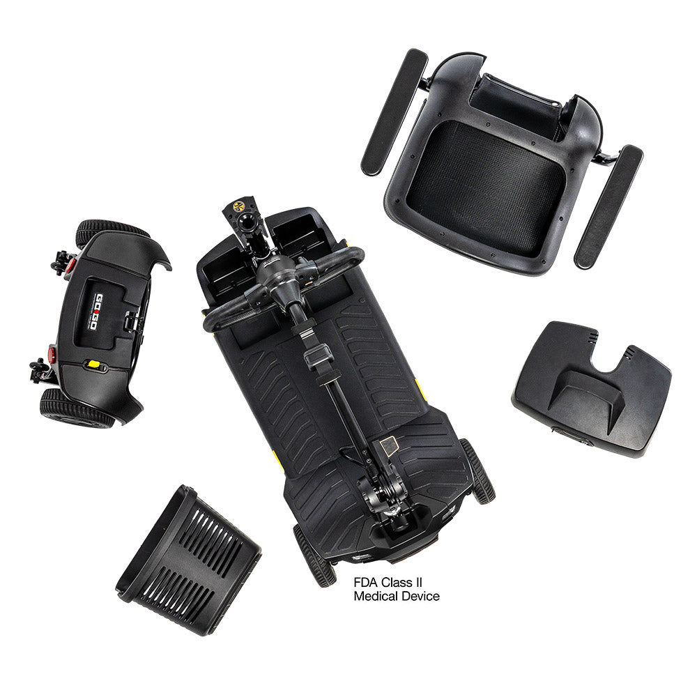 Pride Go Go Elite Traveller Gen 3 Platinum disassembled