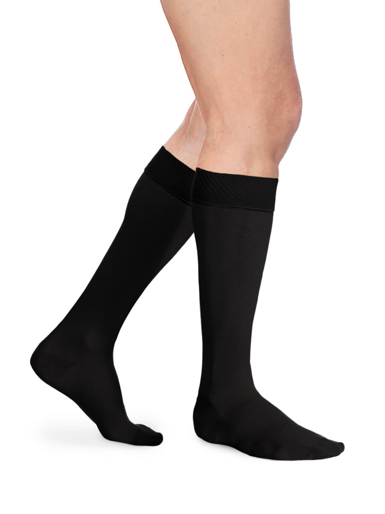 Sigvaris Men's Essential Opaque Calf with Grip Top
