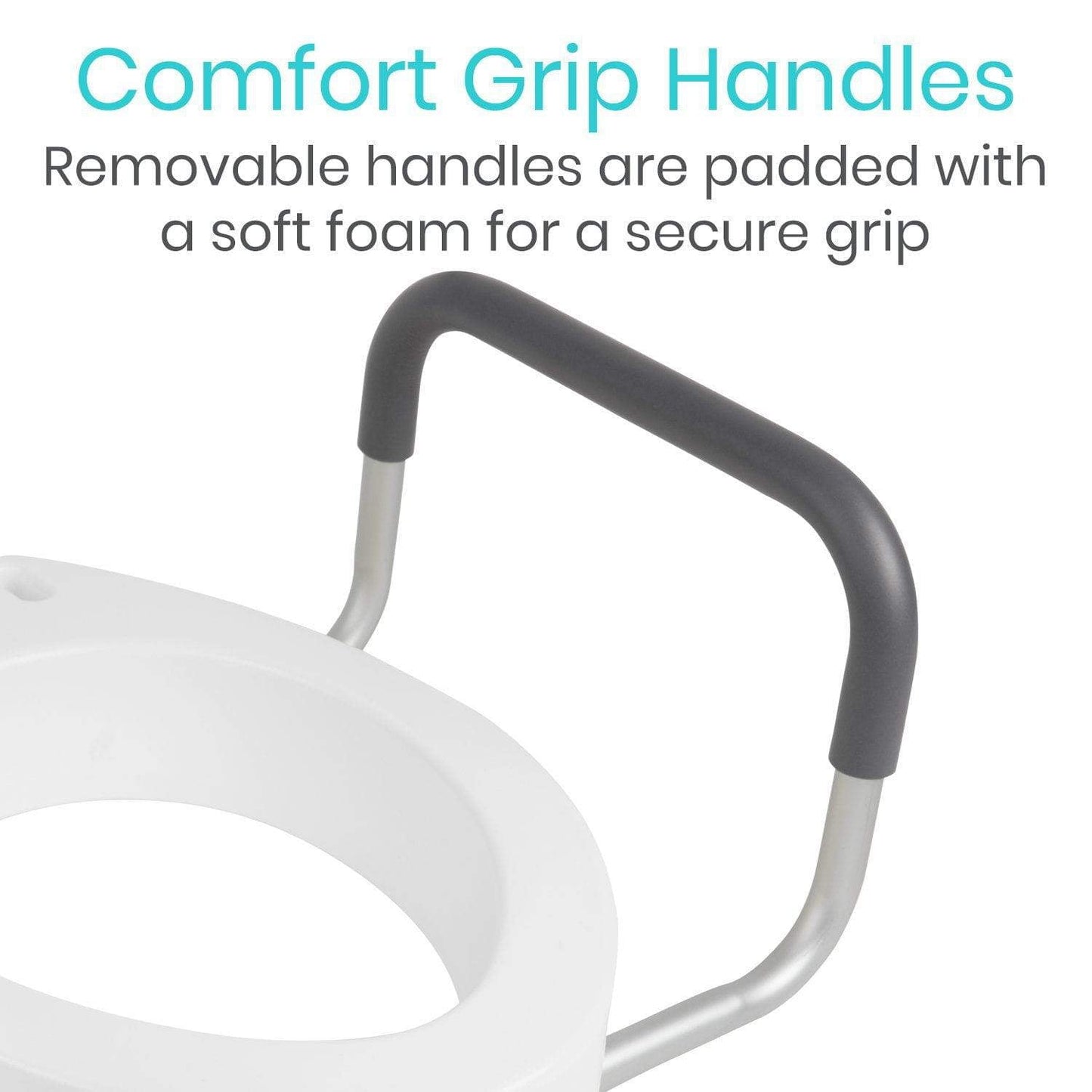 Vive Toilet Seat Riser with Arms