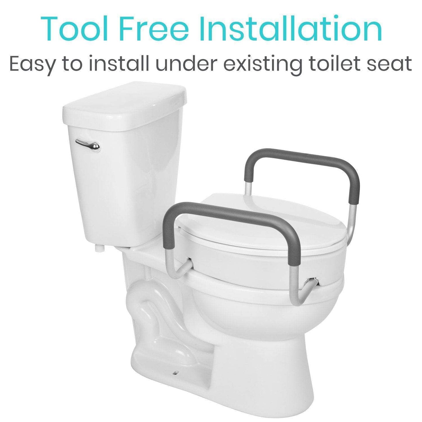 Vive Toilet Seat Riser with Arms