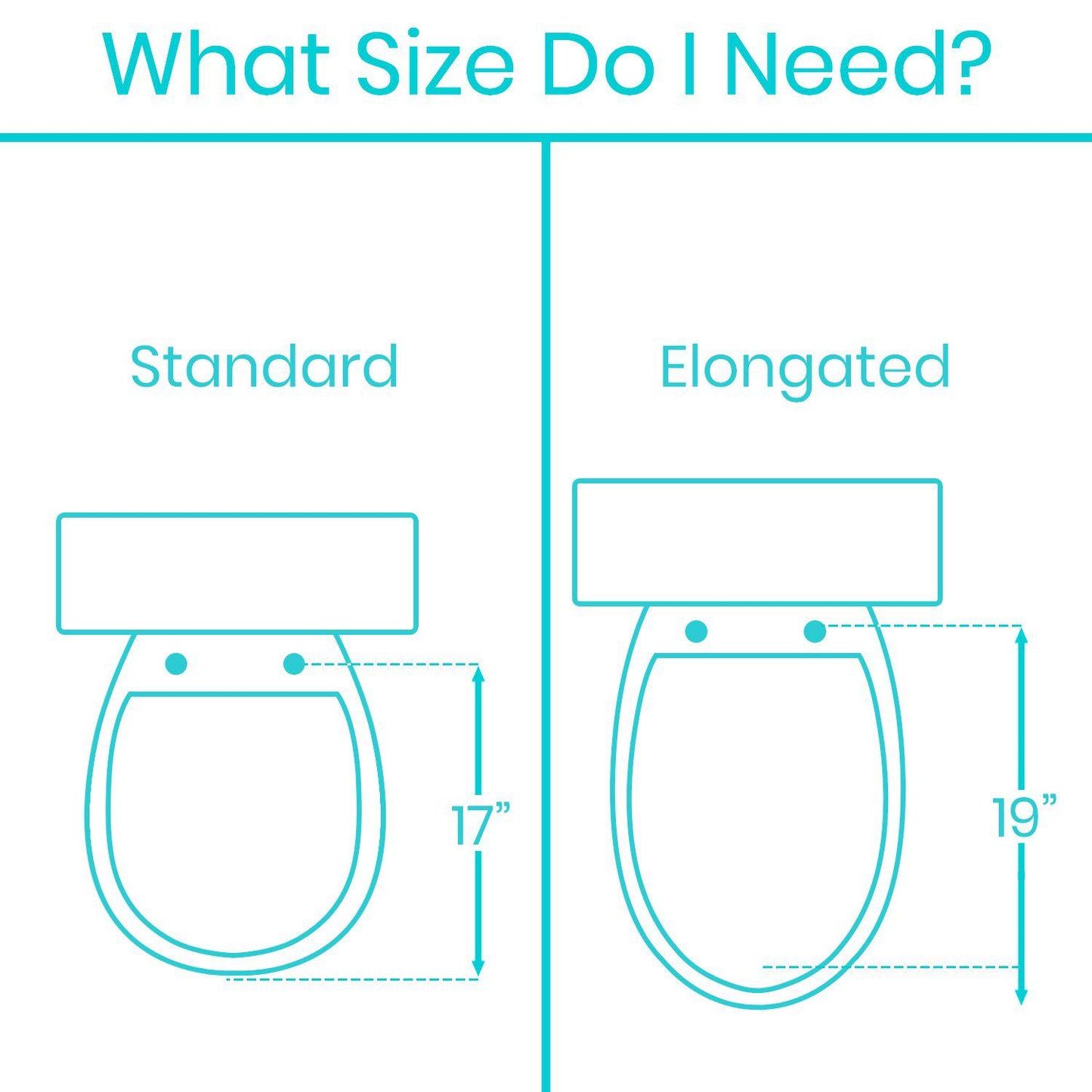 Vive Toilet Seat Riser with Arms