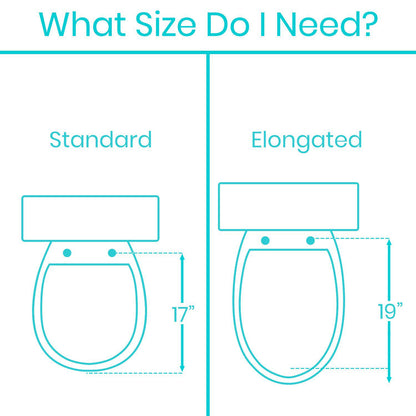 Vive Toilet Seat Riser with Arms