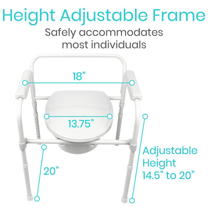 Folding Commode