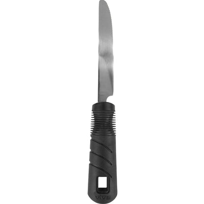 Vive Bendable Adaptive Utensil Set Black