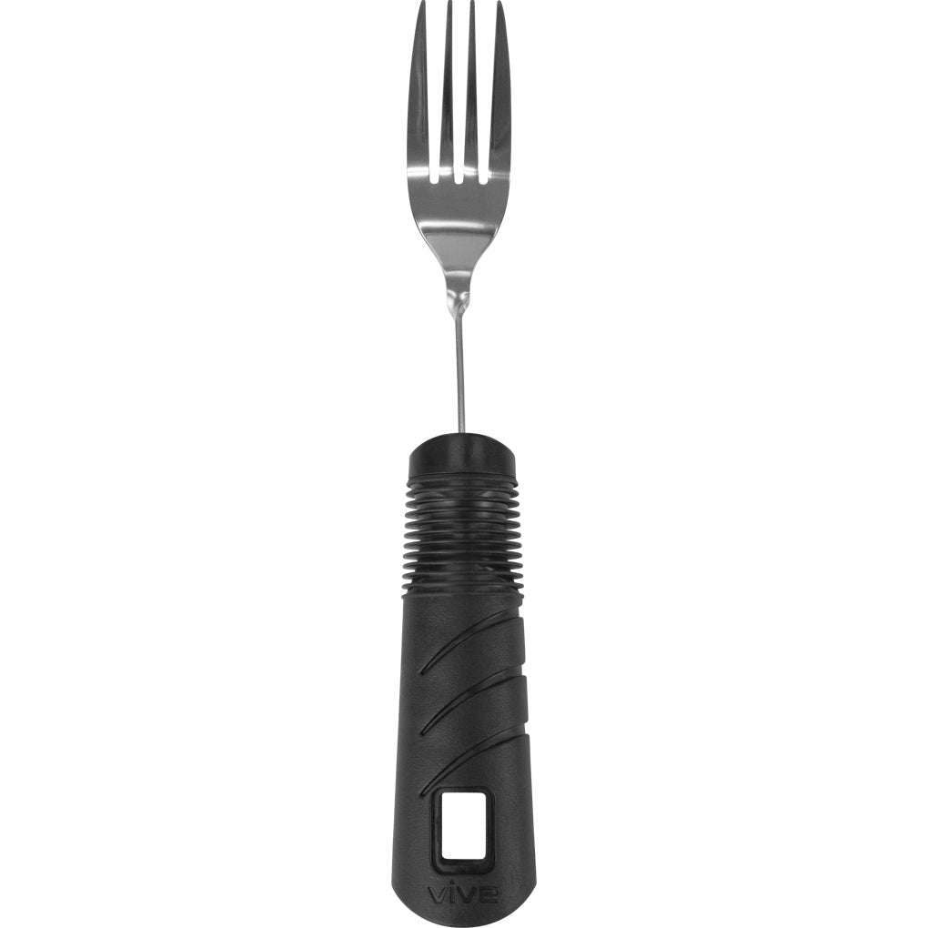 Vive Bendable Adaptive Utensil Set Black