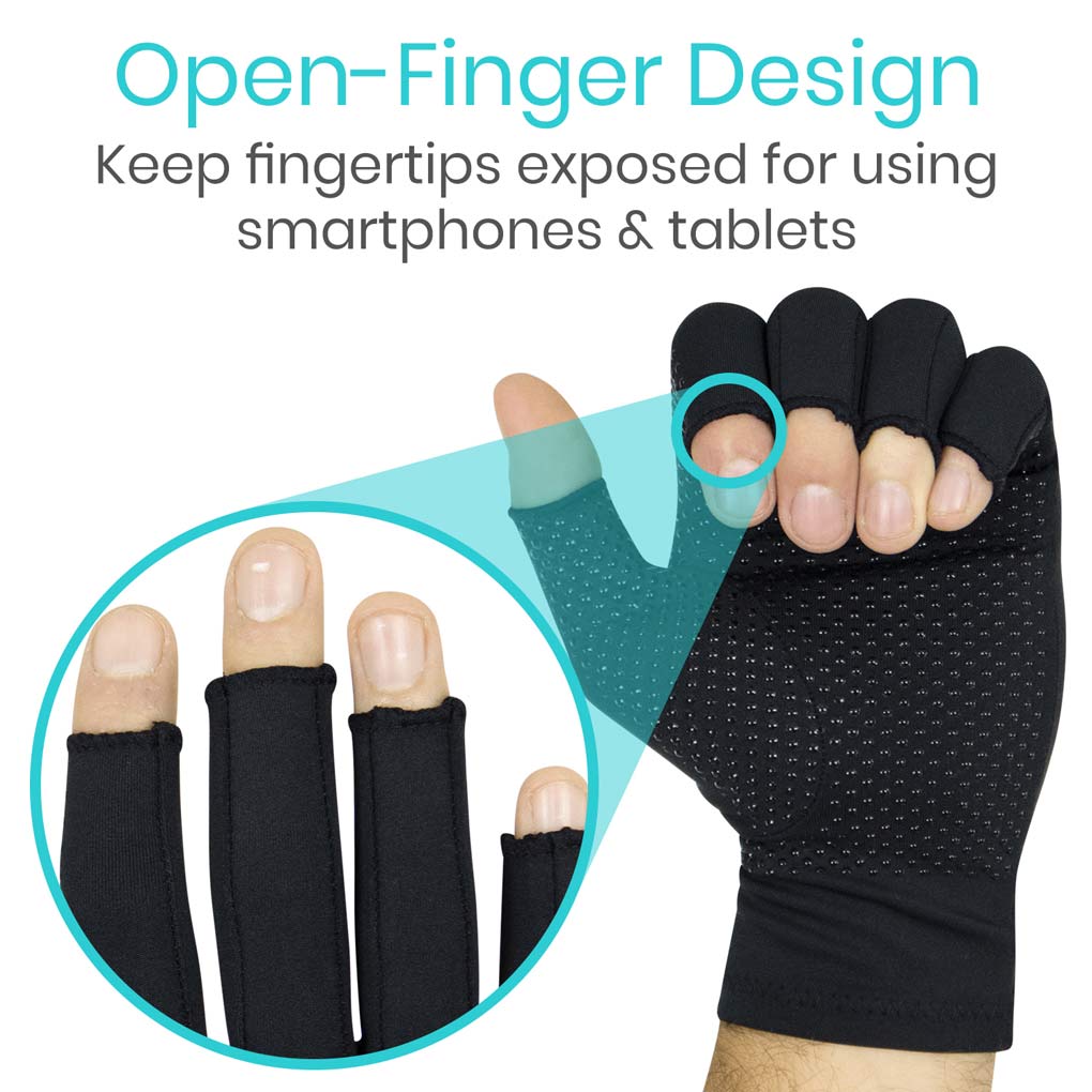 Copper Arthritis Gloves Fingerless