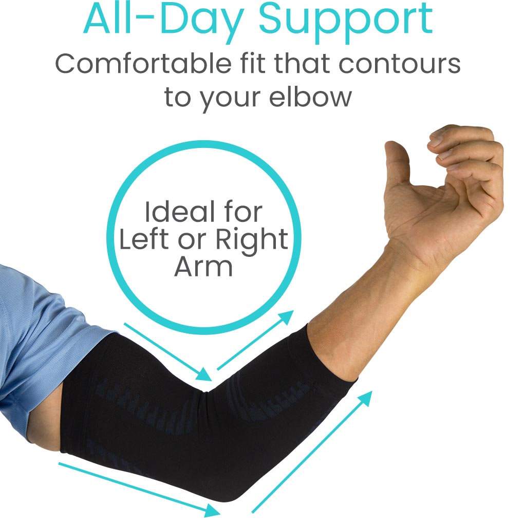 Elbow Compression Sleeve Black – Americare Medical Supplies & Services, Inc.