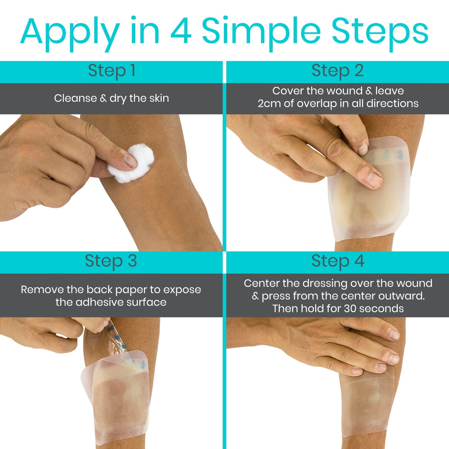 Vive Hydrocolloid Bordered Dressing (Sterile)