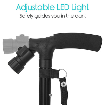 Vive LED Folding Cane