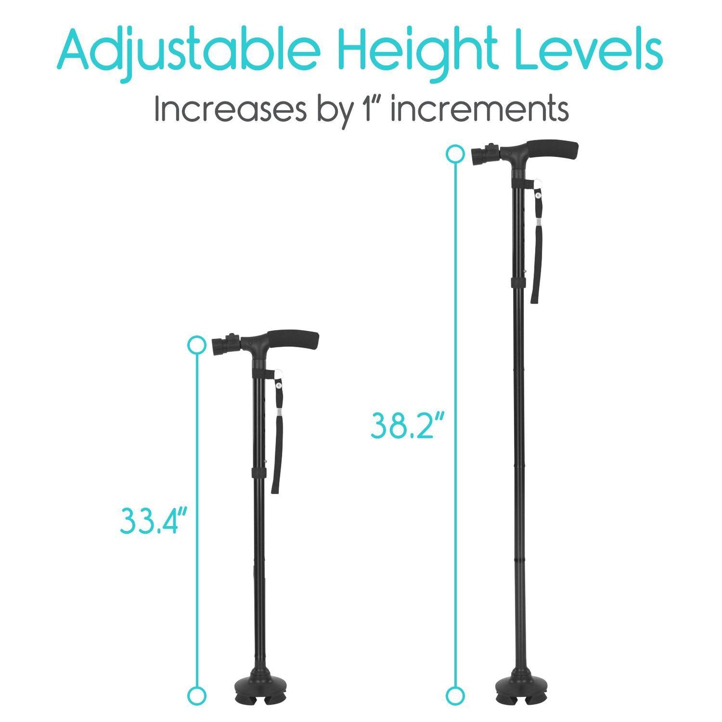 Vive LED Folding Cane