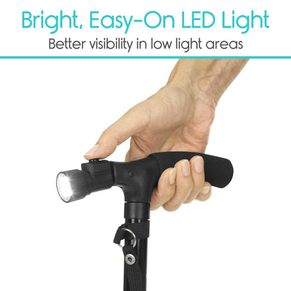 Vive LED Folding Cane