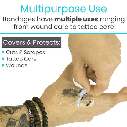 Vive Transparent Adhesive Bandages