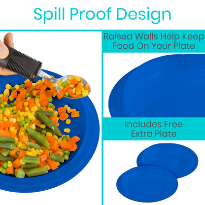 Spill Proof Scoop Plate 2 Pack