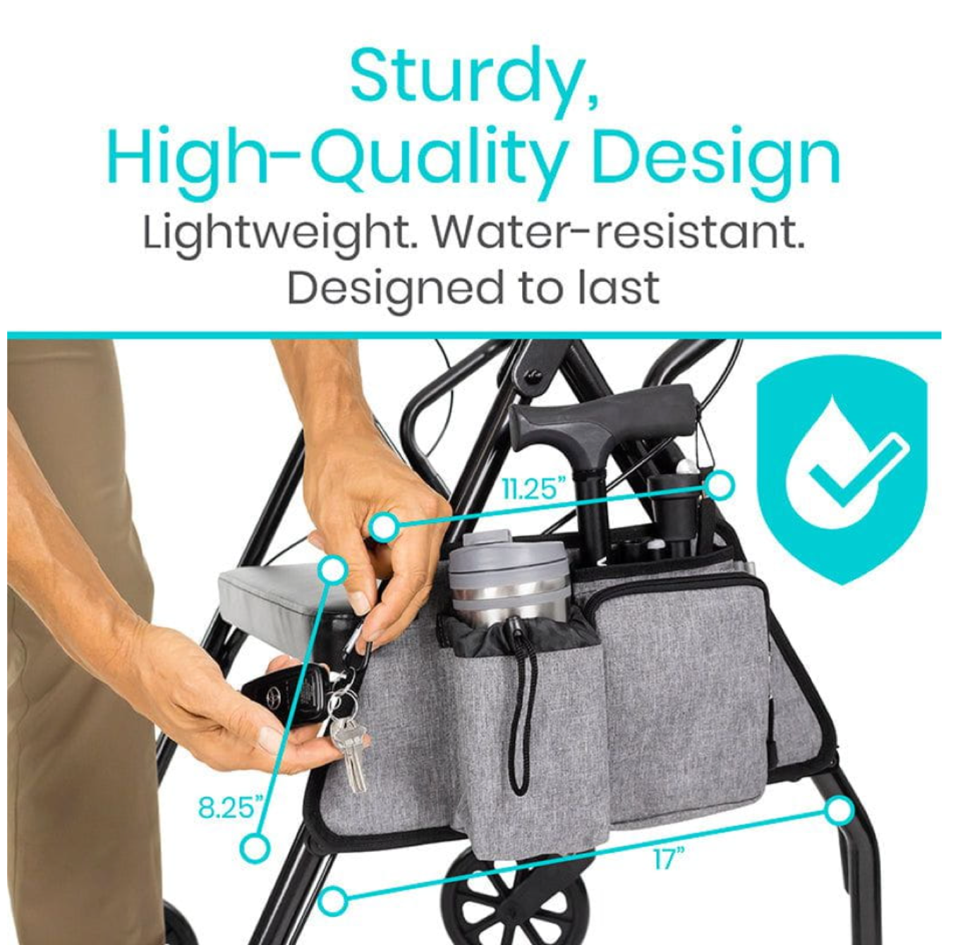 Vive Rollator Side Bag