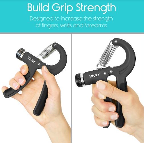 Hand Grip Exerciser Gray