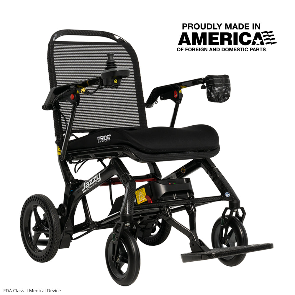 Pride Jazzy Ultra Light folding power chair