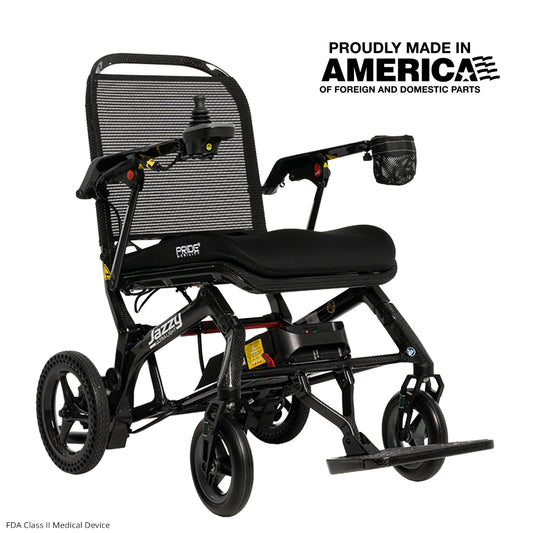 Pride Jazzy Ultra Light folding power chair