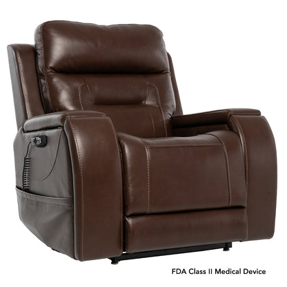 Pride VivaLift Premier PLR5900 in Coffee leather, seated