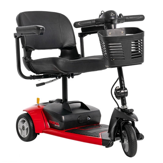 Rascal Venture 3-wheel scooter in red